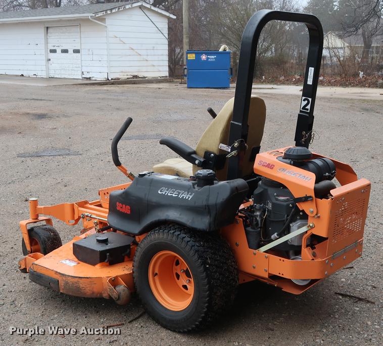 image for item FQ9224 2017 Scag Cheetah SCZ72V-31FX ZTR lawn mower