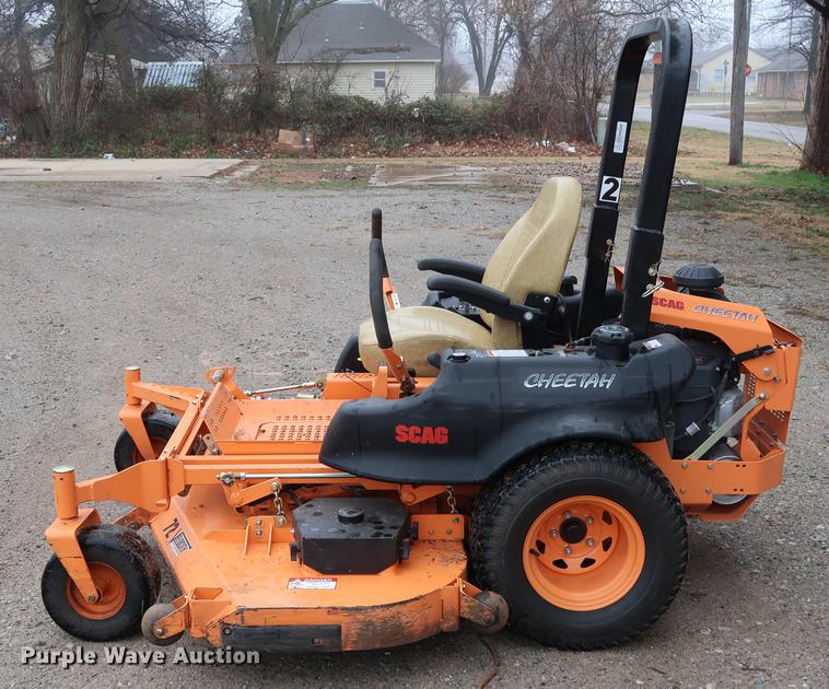 image for item FQ9224 2017 Scag Cheetah SCZ72V-31FX ZTR lawn mower