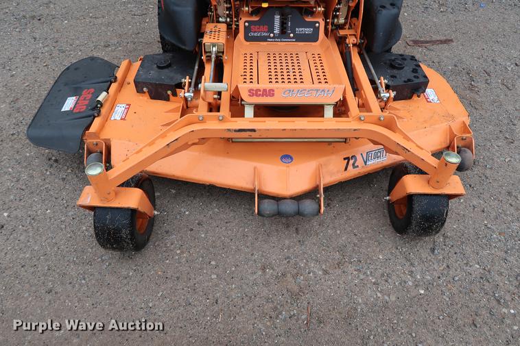 image for item FQ9224 2017 Scag Cheetah SCZ72V-31FX ZTR lawn mower