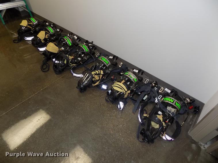 image for item G1617 (7) MSA Custom 4500 UltraLite MMR self-contained breathing apparatus