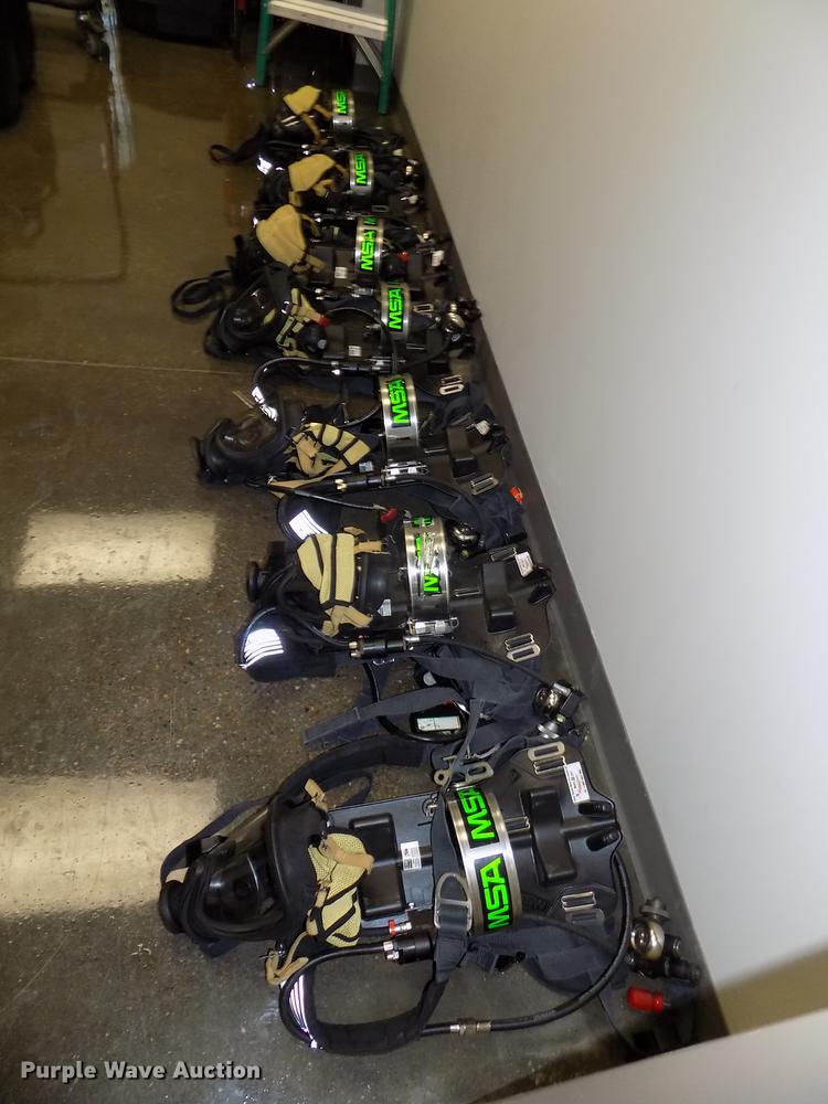 image for item G1617 (7) MSA Custom 4500 UltraLite MMR self-contained breathing apparatus