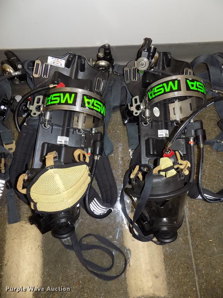 image for item G1617 (7) MSA Custom 4500 UltraLite MMR self-contained breathing apparatus