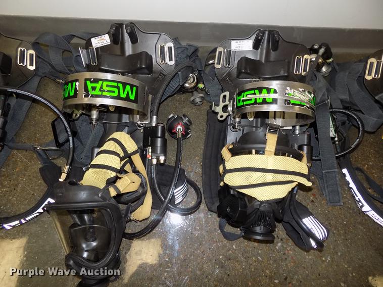 image for item G1617 (7) MSA Custom 4500 UltraLite MMR self-contained breathing apparatus