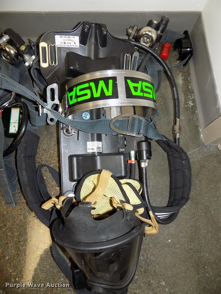 image for item G1617 (7) MSA Custom 4500 UltraLite MMR self-contained breathing apparatus