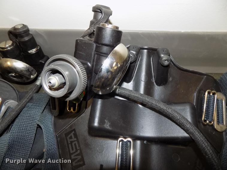 image for item G1617 (7) MSA Custom 4500 UltraLite MMR self-contained breathing apparatus
