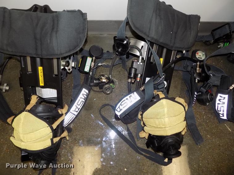image for item G1617 (7) MSA Custom 4500 UltraLite MMR self-contained breathing apparatus