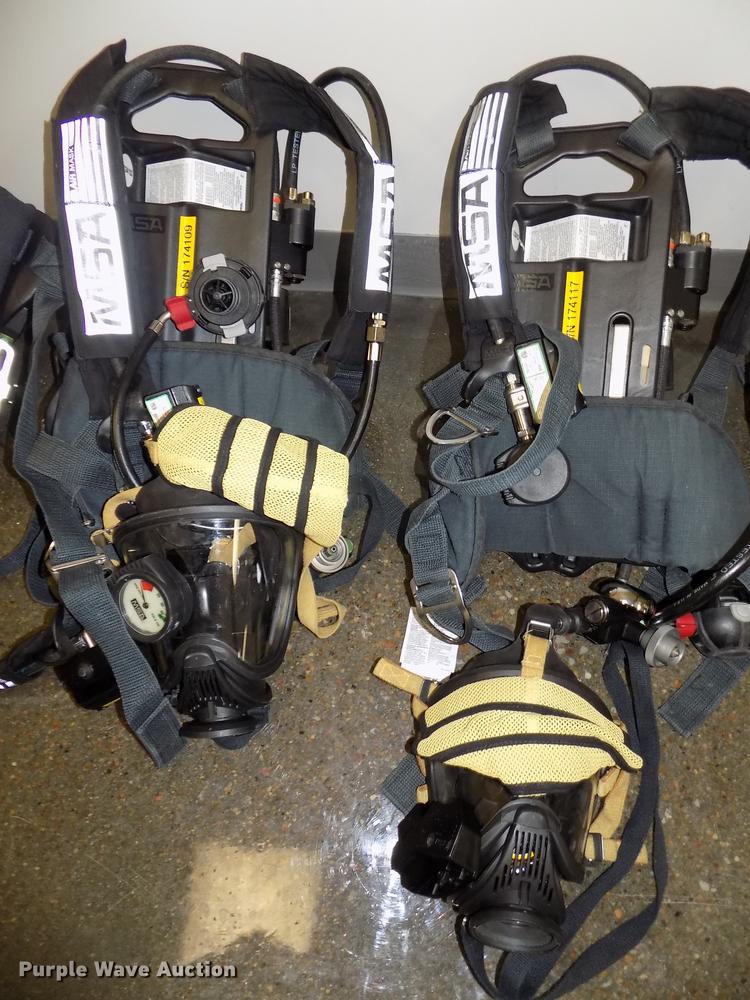 image for item G1617 (7) MSA Custom 4500 UltraLite MMR self-contained breathing apparatus