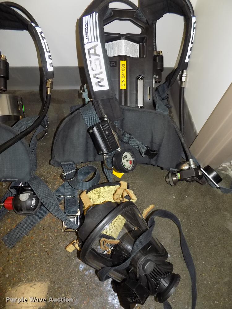 image for item G1617 (7) MSA Custom 4500 UltraLite MMR self-contained breathing apparatus