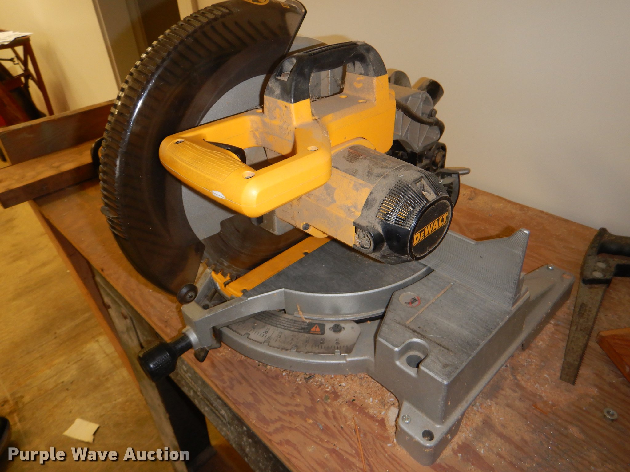 DeWalt DW705 compound miter saw in Manhattan, KS Item EA9238 sold
