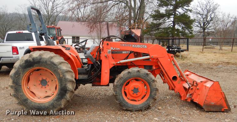 image for item BE9295 Kubota M5700 MFWD tractor
