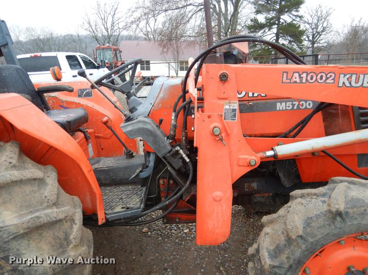 image for item BE9295 Kubota M5700 MFWD tractor