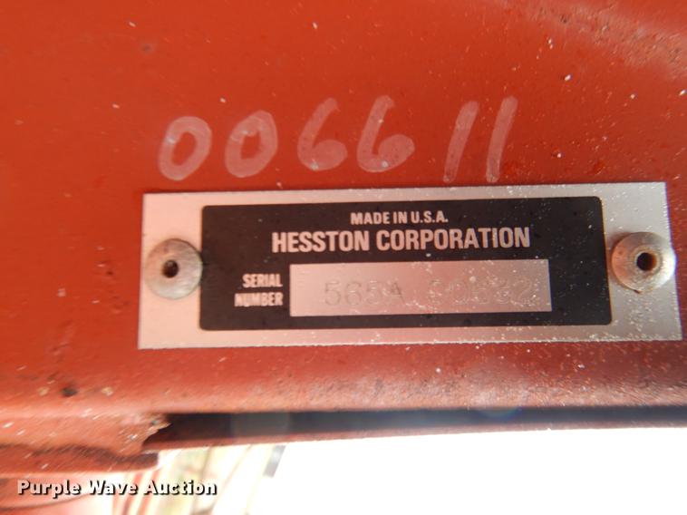 image for item BE9308 Hesston 565A round baler