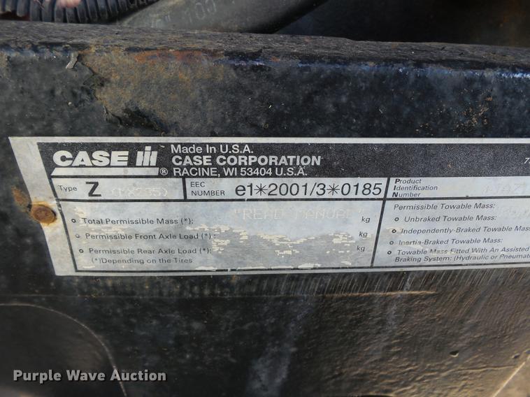 image for item DD2355 2004 Case IH MX285 MFWD tractor