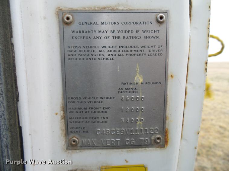 image for item DD5990 1979 Chevrolet C80 grain truck