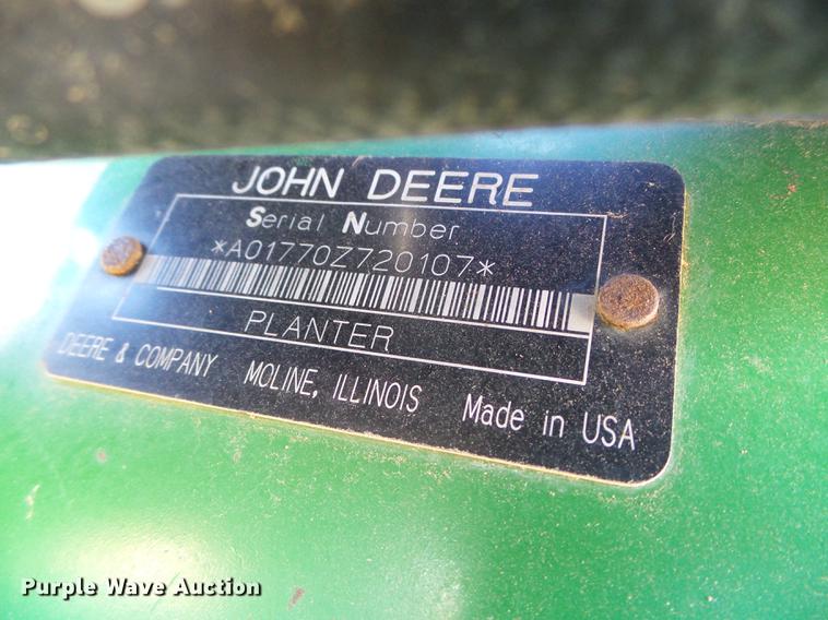 image for item DF2949 2007 John Deere 1770NT no-till planter