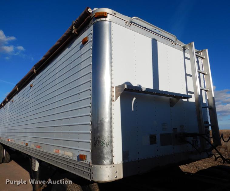image for item FA9257 2000 Timpte double hopper bottom grain trailer