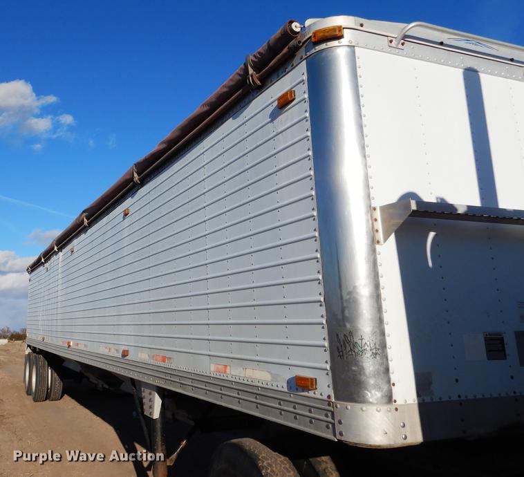 image for item FA9257 2000 Timpte double hopper bottom grain trailer