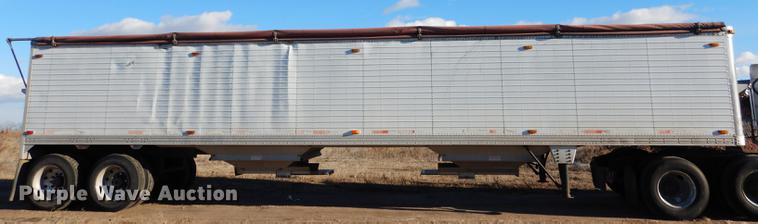 image for item FA9257 2000 Timpte double hopper bottom grain trailer