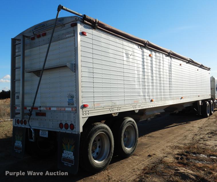 image for item FA9257 2000 Timpte double hopper bottom grain trailer