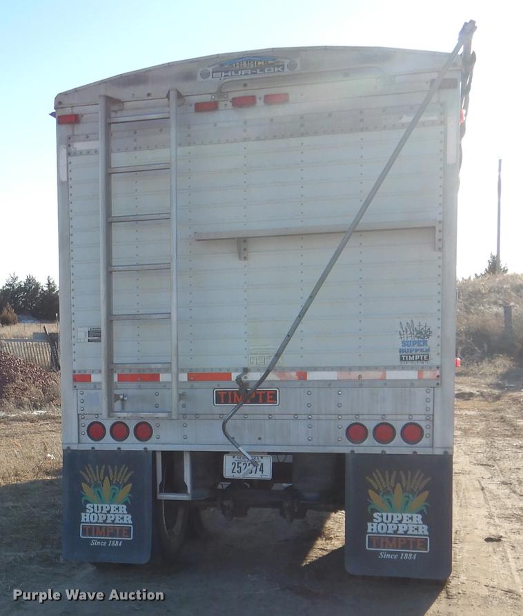 image for item FA9257 2000 Timpte double hopper bottom grain trailer