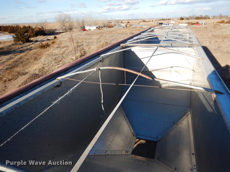 image for item FA9257 2000 Timpte double hopper bottom grain trailer