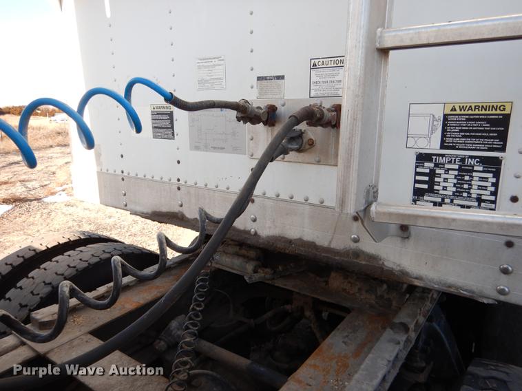image for item FA9257 2000 Timpte double hopper bottom grain trailer