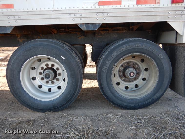 image for item FA9257 2000 Timpte double hopper bottom grain trailer