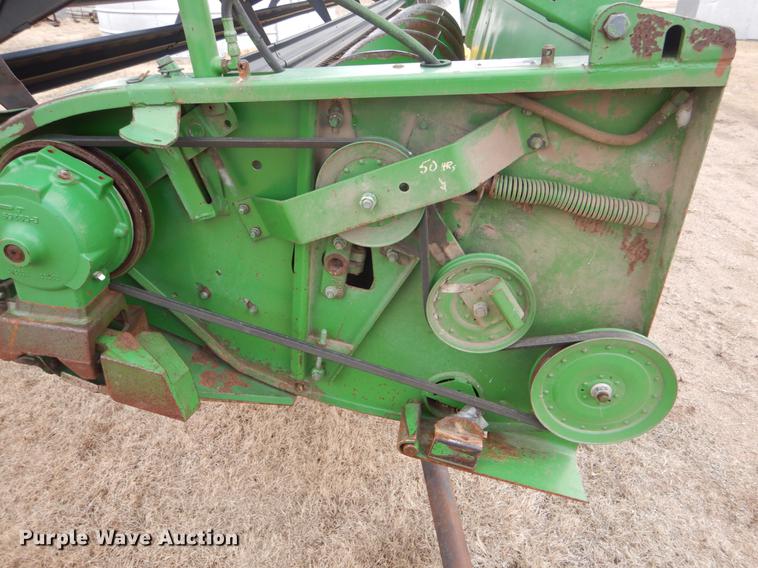 image for item FH9015 1990 John Deere 930 rigid head and trailer