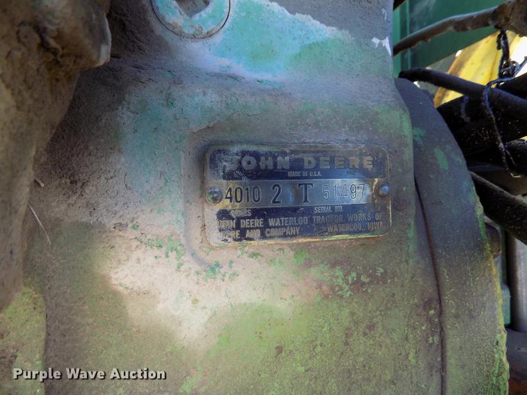 image for item FH9029 1963 John Deere 4010 tractor