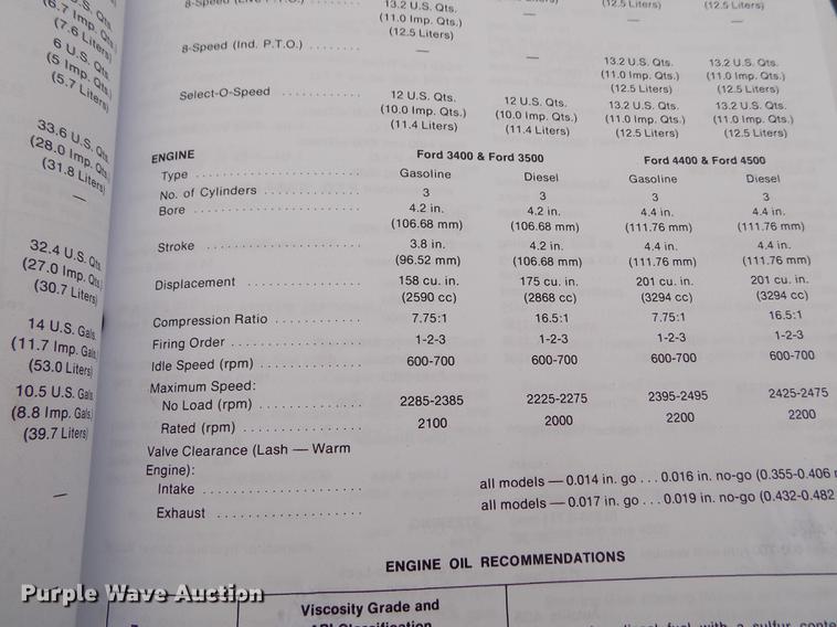 image for item FH9034 Ford 3500 tractor