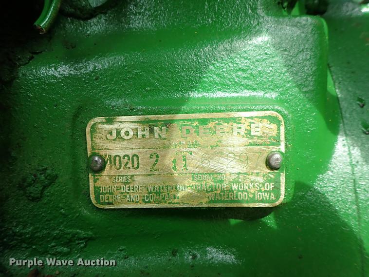 image for item FL9500 John Deere 4020 tractor