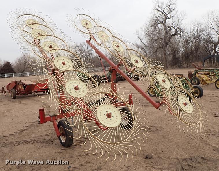 image for item FL9558 H&S V-12 hay rake