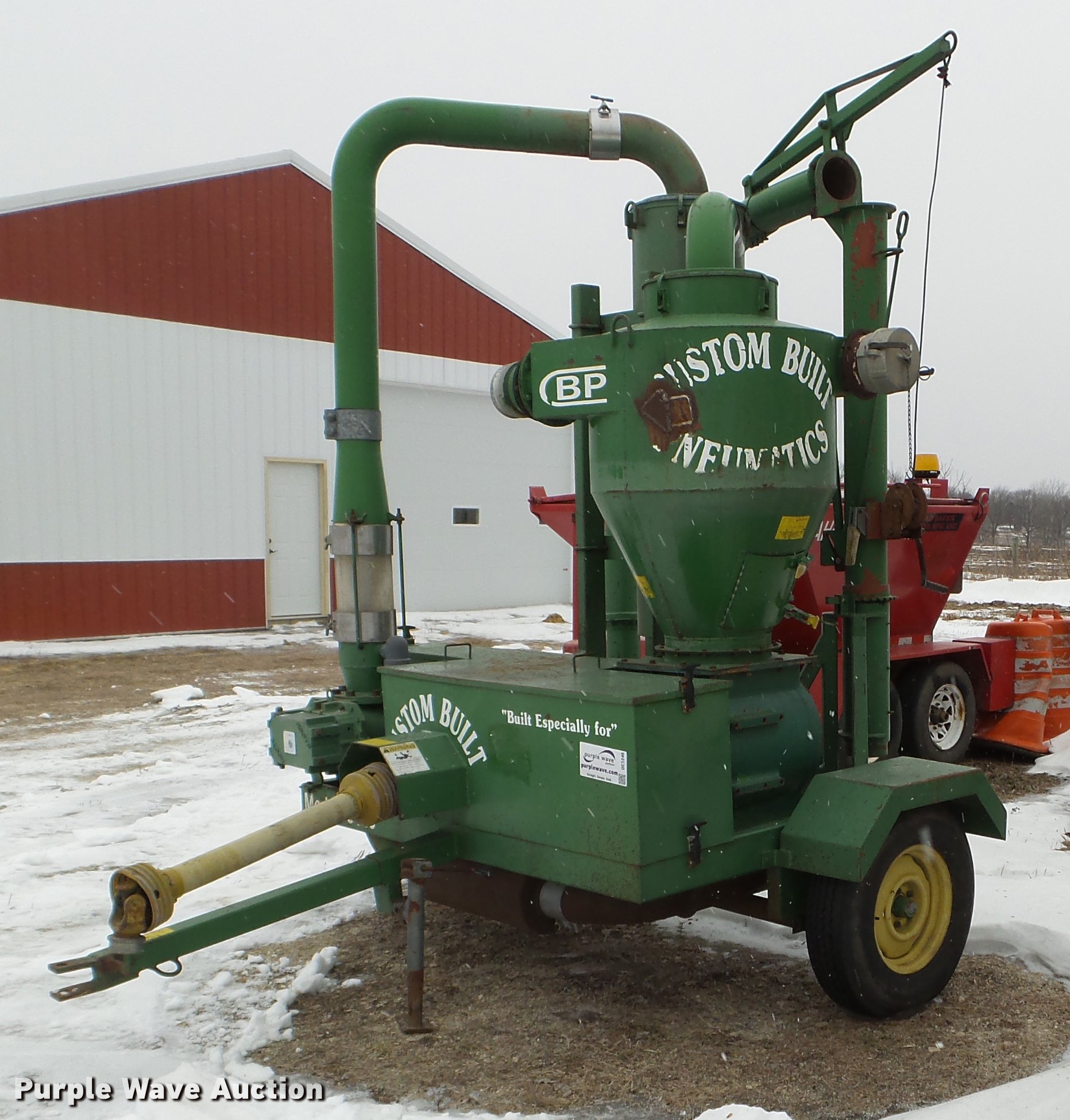 1991 Custom Built Pneumatics 6010 grain vacuum in Plainview, MN Item