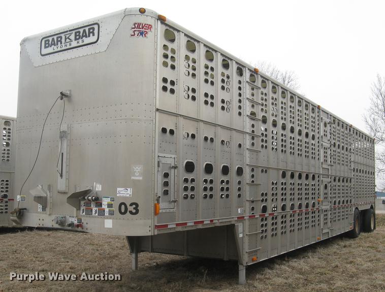 image for item DC1340 2010 Wilson Silver Star PSDCL-402 livestock trailer