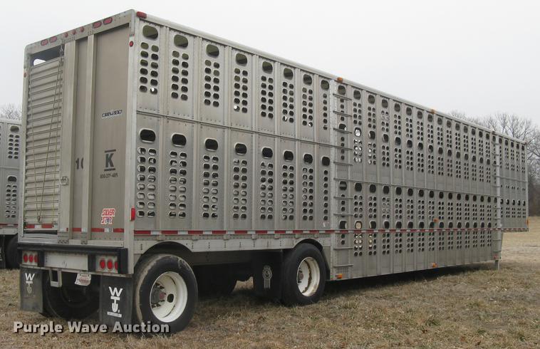 image for item DC1341 2011 Wilson Silver Star PSDCL-402 livestock trailer