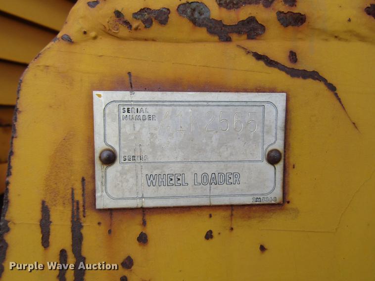 image for item DB6876 1972 Caterpillar 930C wheel loader