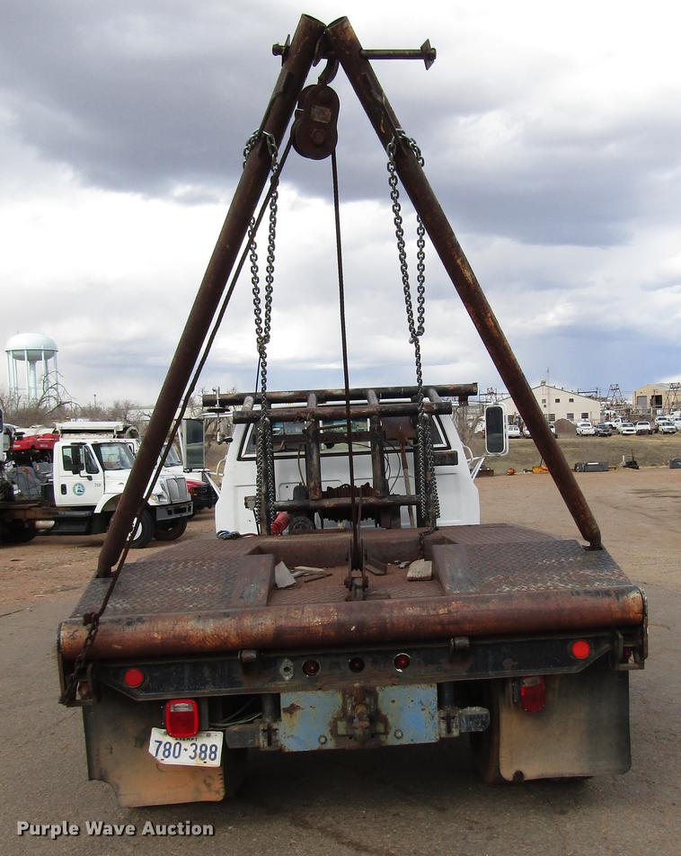 image for item DB6882 1987 Chevrolet Kodiak flatbed truck