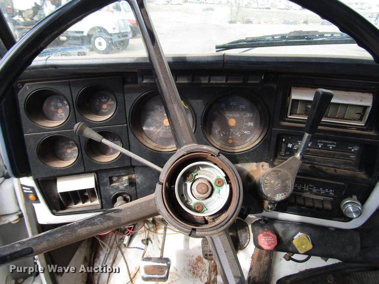 image for item DB6882 1987 Chevrolet Kodiak flatbed truck