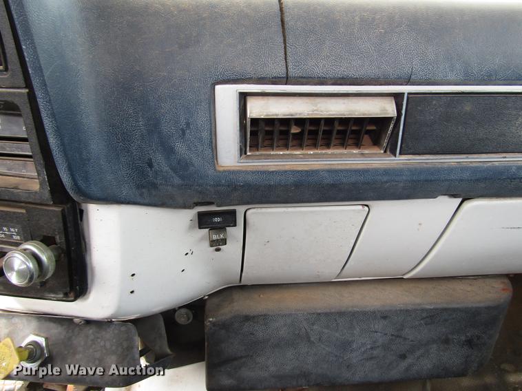 image for item DB6882 1987 Chevrolet Kodiak flatbed truck