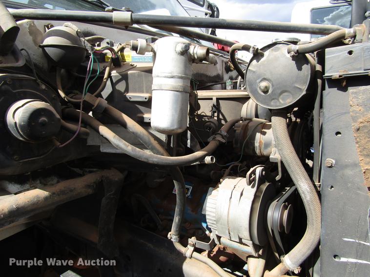 image for item DB6882 1987 Chevrolet Kodiak flatbed truck