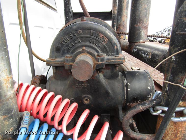 image for item DB6882 1987 Chevrolet Kodiak flatbed truck