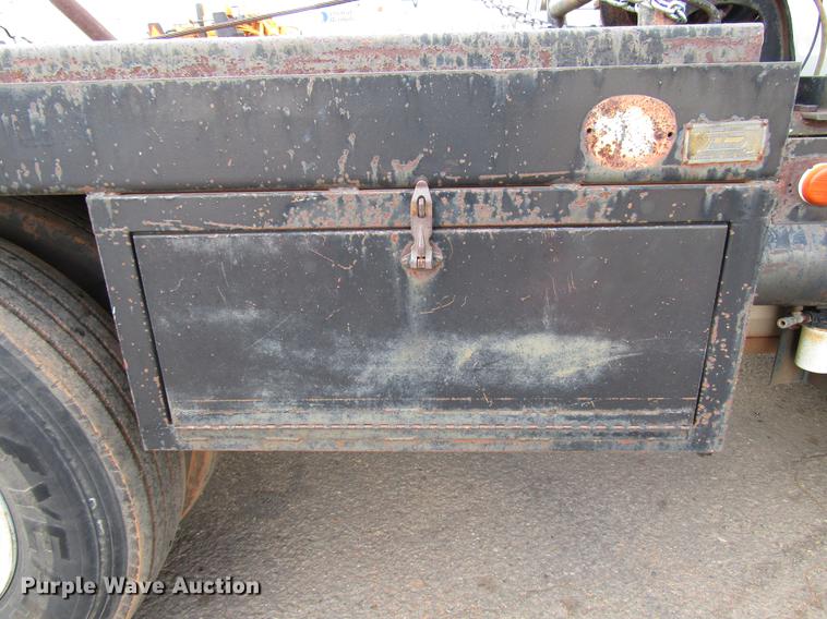 image for item DB6882 1987 Chevrolet Kodiak flatbed truck