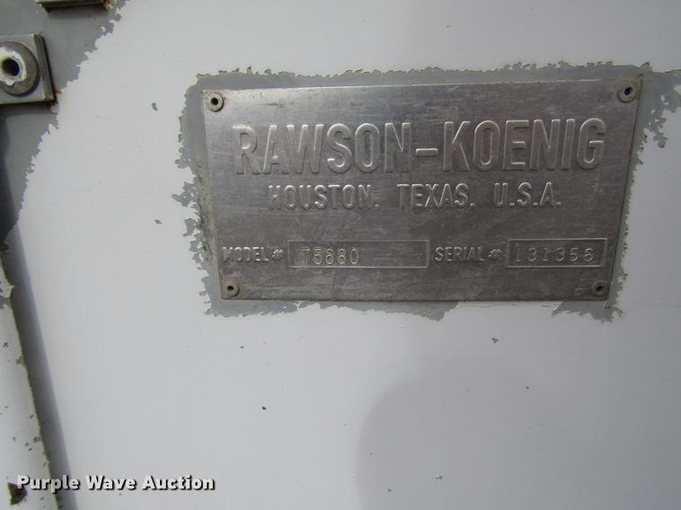 image for item DB6884 Rawson Koenig T5680 utility bed