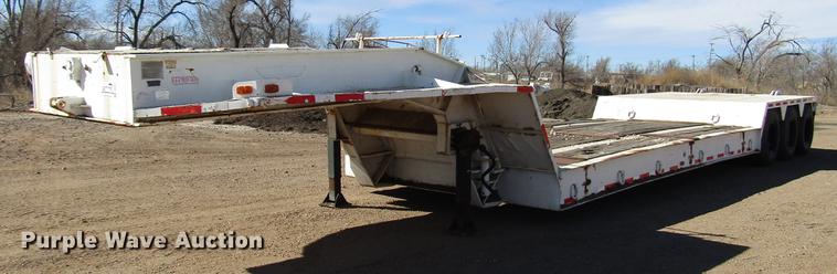 image for item DB6887 1975 Transport lowboy equipment trailer