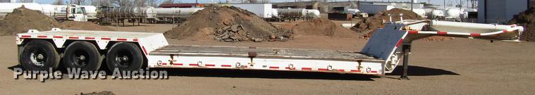 image for item DB6887 1975 Transport lowboy equipment trailer