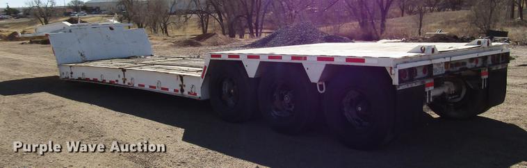 image for item DB6887 1975 Transport lowboy equipment trailer