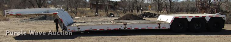 image for item DB6887 1975 Transport lowboy equipment trailer
