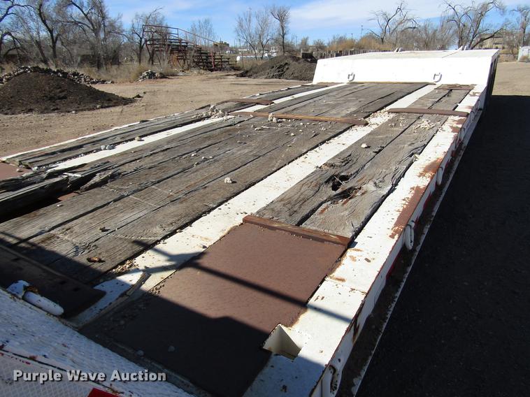 image for item DB6887 1975 Transport lowboy equipment trailer