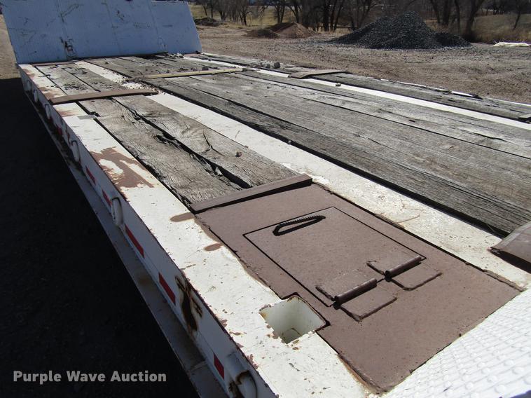 image for item DB6887 1975 Transport lowboy equipment trailer