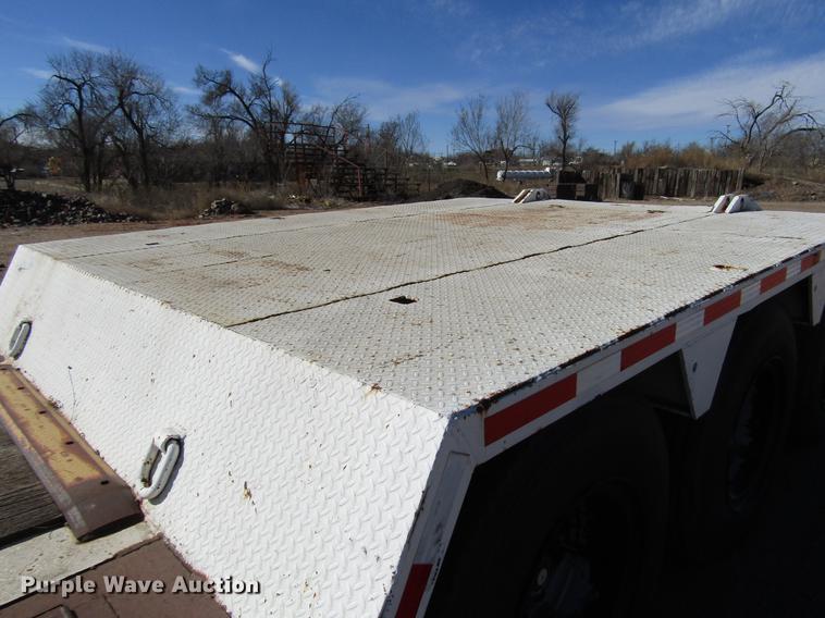 image for item DB6887 1975 Transport lowboy equipment trailer